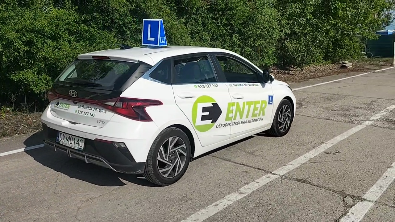 Samochód szkoleniowy Hyundai i20 we Wrocławiu