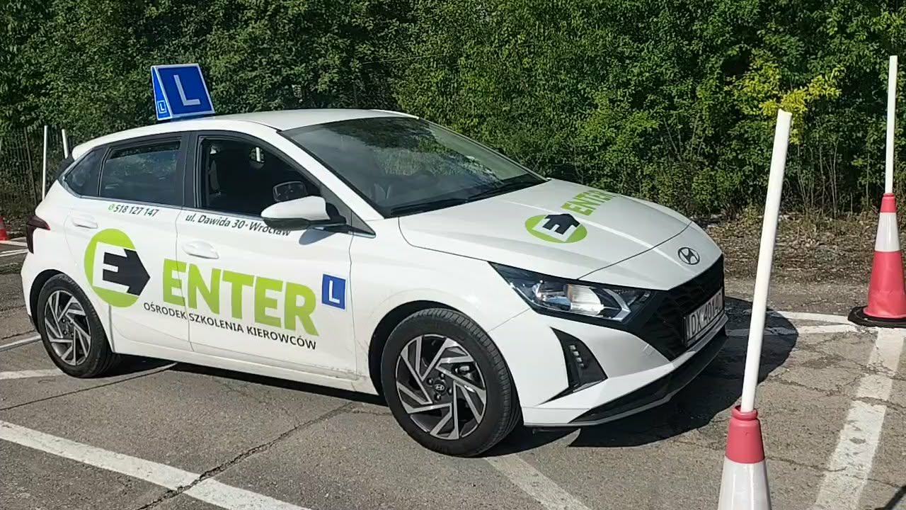 Hyundai i20 - samochód szkoleniowy ENTER we Wrocławiu